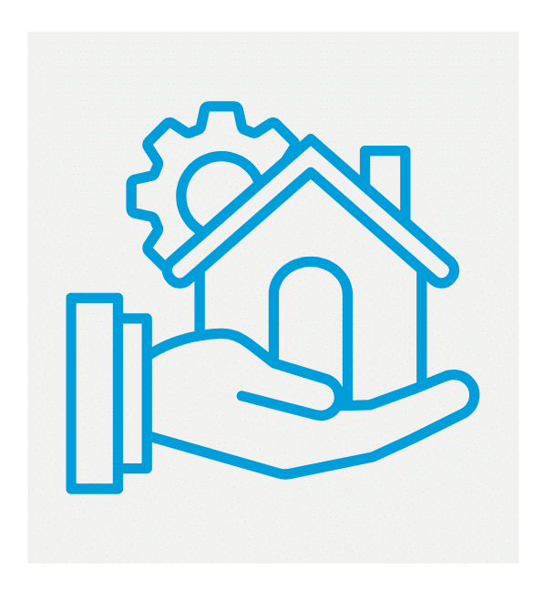 Property with gear icon showing value-add real estate investment strategies